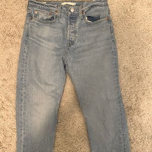 LEVIS WEDJIE JEANS WORN ONCE